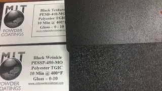 MIT Powder Coatings Black Texture & Black Wrinkle