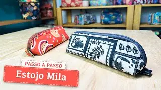 Estojo Mila - Estojo Fácil de Costurar na Máquina Doméstica