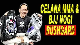 REVIEW OF PANTS FOR MMA / BJJ NOGI, A LOCAL INDONESIAN BRAND, RUSHGARD BRAND.