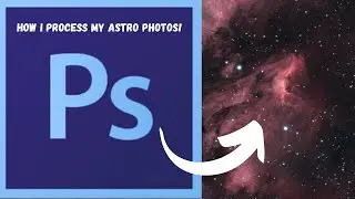 How I Process My Astro Photos! - Pelican Nebula - Astrophotography