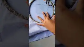 Beautiful Machine Embroidery Hand Work Design | Rumal/Cloth Border Design Tutorial#viral 