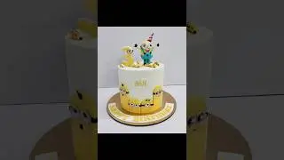 minion Theme cake😍.                   #shortvideo #viral #cake #video#minions