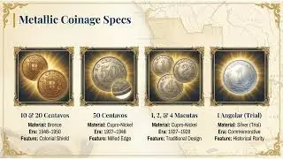 The Angolar  Angola's Currency Era 1928&ndash;1958; This numismatic journey explores the Angolar