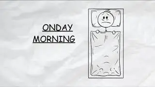 When Monday Morning Hits 😭 | Stick Animation #stickanimation#mondaymood#shorts#funnyshorts#animation
