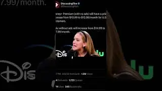 PRICE INCREASES ANNOUNCED FOR DISNEY+ and HULU. #streaming #disney+ #hulu #cinema #inflation #film