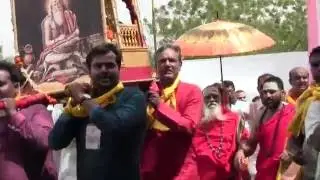 Ved Vyas Pujan and Pujya Shri Sambodhan July 17 2016 Shri Guru Poornima Falaudi