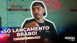 RETROSPECTIVA 2025: OS LAN&Ccedil;AMENTOS DA AGON BY AOC NA CENA GAMER #MONITORES #LANCAMENTOS #GAMER ​