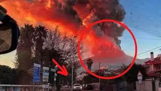 SCARY Volcano Etna Eruption in Italy February 16 2021