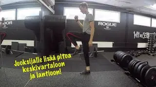 Juoksijan voima - asentoon lisää pitoa
