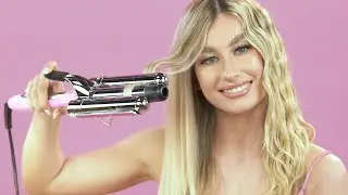 Deep And Continuous Waves With CHI x Barbie Titanium Triple Barrel Waver