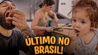 NOSSO ÚLTIMO CHURRASCO NO BRASIL ANTES DE IR EMBORA!