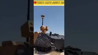 Turkey Laser Armed Tank Alka Kaplan #t&uuml;rkiye #defense #turkeydefense #lasertank #laserweapon
