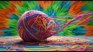 Dapper Cat Gang's Epic Yarn Ball Heist&hellip; Total Tangled Disaster 😂💛 (Purr-fect Chaos!) #cat #funnycat