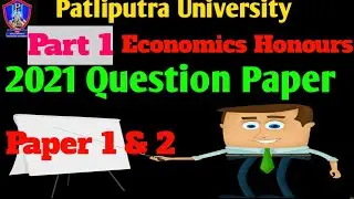 ppu economics honours 2021 question paper|ppu 2021 economics hons question paper|ppu 2021 que paper|