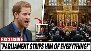 Royal Fury: Prince Harry Reacts Strongly After Parliament Votes to Strip His Title in Stunning Move!