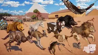 Noah's Ark Animals Race Season 3 in Planet Zoo All Episodes, Included Lion, Elephant Live Stream #11