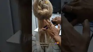 Professional Hair curling method using straightening mechine for beginners 🥳.