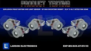 Explosion Proof Motion and Light Sensor - 59' Max Mounting Height - 52.4' x 49.2' Detection Zone