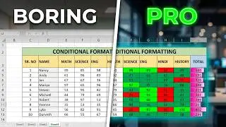 Conditional Formatting in excel l Excel conditional formatting complete tutorial l Excel in English