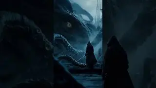Monster pirates ⛵ #knight #octopus #monster #medieval #sailingship #aimovie #shortmovie #fantasy