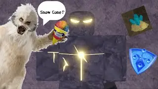Half-Golem Fights The Yeti In Rune Slayer