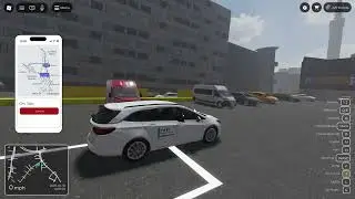 Roblox: Birmingham Vehicle Simulator - Taxi Car and new Car Gameplay (part 3)