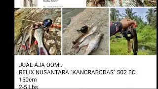 Joran ini BAHAYA..?? RELIX NUSANTARA KANCRA BODAS Stream fishing rods #relixnusantara #rod