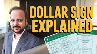Absolute and Relative Reference Using $ Symbol