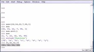 Python Programming Tutorial   16   Sort and Tuples