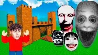 ¿Pueden 6 NEXTBOTS ENTRAR en mi FORTALEZA de ROBLOX?!