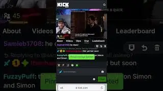 HOW TO REPLAY TO MESSAGES AND ADD BADGES ON KICK STREAMING MOBILE #kickstreaming