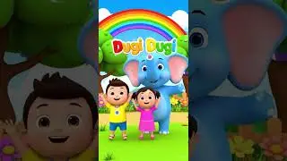 Dugi Dugi Dam Dam | Cute Kids Song 🎶 | Funny Dance Rhyme for Children | Nursery Rhyme #cartoon
