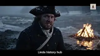 George Washington crossing the icy Delaware River&mdash;painted film effect