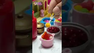 Satisfying with unboxing and Review miniature kitchen toy set cooking video | ASMR video no music