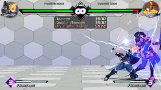 Blade Strangers Gunvolt combo 5K Damage