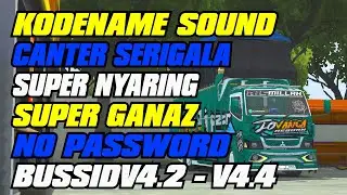 KODENAME SOUND CANTER SERIGALA REAL UPDATE || SANGAR UNTUK NYETUT DAN MABAR🚀🔥 || #bussid V4.4