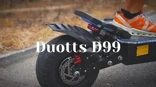 DUOTTS D99 electric scooter, 6000W motor, smooth and unobstructed travel