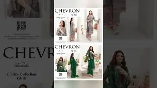RAMSHA CHEVRON CHIFFON COLLECTION|🏷️3500/-📱6394960240#chiffon#designer #shorts