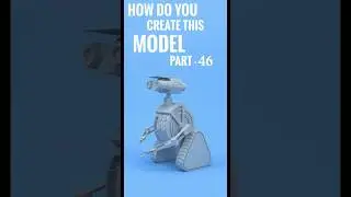 Robot Modeling Tutorial Part- 46 #3dsmaxtutorial #blender3d #shorts #blender #blenderanimation