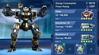 Hunter Orion and overdriver 10 + 8 | crazy support built | mech arena