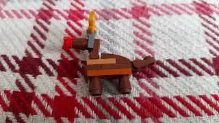 4 to scale lego brick built animals