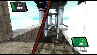 Normal Graphics vs RTX - Comparison Video - Build A Boat For Treasure - Knossos Palace