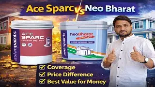 Ace Sparc VS NeoBharat Exterior Paint | #thepaintguru