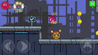 Roller Ball X Bounce Ball Hero Red Ball Android & ios Mobile Game Level 38-39