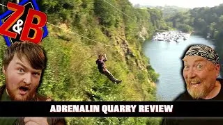Adrenalin Quarry Review - Home to the MADDEST Zip-line in the UK! - Zak & Buzz Review