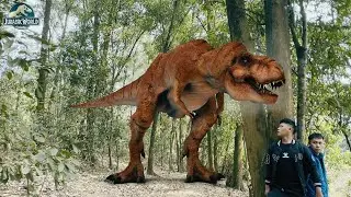 Blockbuster T-rex Chase 2023 | Lost In Dinosaur Jurassic World Dominion | TNAction