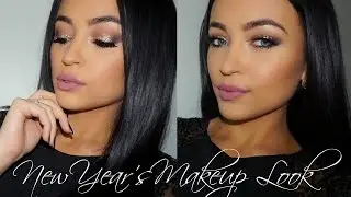 New Year's Makeup Look: Nude Sparkle | Stephanie Ledda