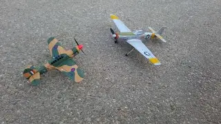 warbird  P51 vs. P40 crash!!!! 🤣