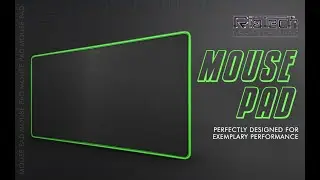 RiaTech Size (600mmx300mmx2mm) Speed Type Extended Gaming Mouse Pad with Stitched Embroidery Edge,