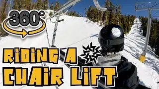 360 Interactive Riding Ski Chair Lift - Keystone Ruby Express